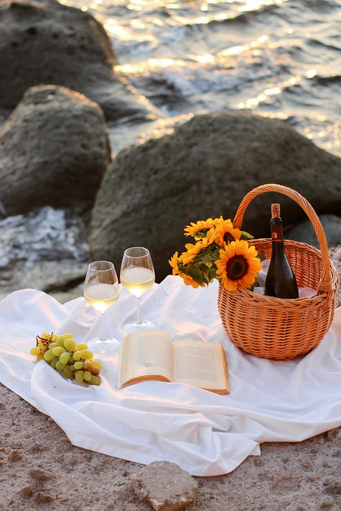 Un picnic al&nbsp;atardecer